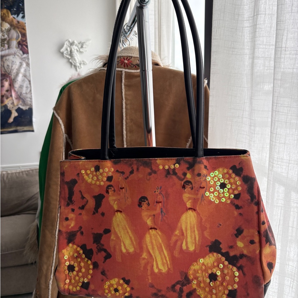 Artistic Orange Tote Bag